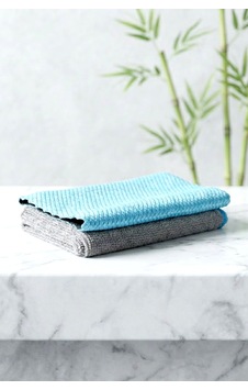 Myclean 2'li İz Bırakmayan Mikrofiber Cam Bezi 30x40cm Mavi Myclean 2'li İz Bırakmayan Mikrofiber Cam Bezi 30x40cm Mavi