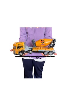 İnşaat Metal Beton Mikseri Işıklı Sesli Büyük Boy Çocuk Mühendisliği Eğitici Oyuncak İnşaat Metal Beton Mikseri Işıklı Sesli Büyük Boy Çocuk Mühendisliği Eğitici Oyuncak