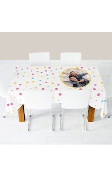 Kişiye Özel Baskılı Masa Örtüsü 150x170 cm-007 Kişiye Özel Baskılı Masa Örtüsü 150x170 cm-007