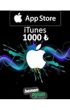 Hemenoyun Apple App Store Itunes 1000 Tl Hediye Kartı Bakiye Kodu Ios Hemenoyun Apple App Store Itunes 1000 Tl Hediye Kartı Bakiye Kodu Ios