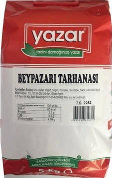 Yazar Beypazarı Tarhana 5 KG