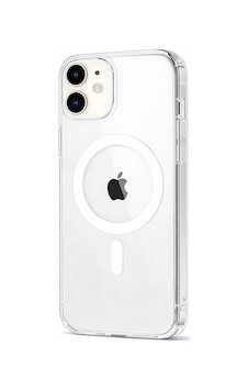 Apple iPhone 12 Uyumlu Şeffaf Magsafe Kılıf Sararmaz, Darbe Emici Apple iPhone 12 Uyumlu Şeffaf Magsafe Kılıf Sararmaz, Darbe Emici