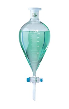 Ayırma Hunisi Armudi Tip, Teflon Musluklu 50 Ml Ayırma Hunisi Armudi Tip, Teflon Musluklu 50 Ml