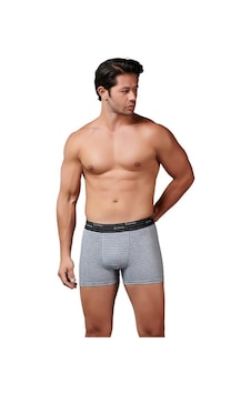 Gümüş Erkek Çizgili Likralı Spor Boxer 3114 001 Gümüş Erkek Çizgili Likralı Spor Boxer 3114 001