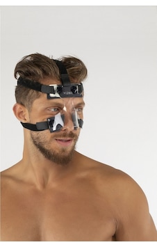 Sporcu Burun Koruyucu Maske Siyah-beyaz Sporcu Burun Koruyucu Maske Siyah-beyaz