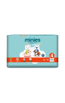 Minies Bebek Bezi Maxi 4 Beden 7-14 Kg 44 Adet 7'li Paket Minies Bebek Bezi Maxi 4 Beden 7-14 Kg 44 Adet 7'li Paket