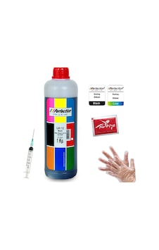 Perfection Epson Ecotank L3150 L3160 L5190 Yazıcı Uyumlu Mürekkep 1 KG Siyah