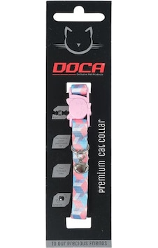 Doca Premium Cube Desenli Kedi Boyun Tasması Doca Premium Cube Desenli Kedi Boyun Tasması