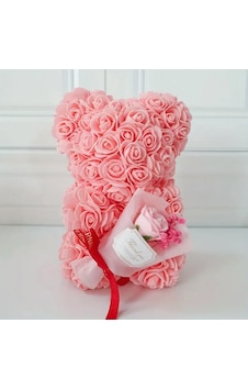 Gül Ayıcık - Teddy Rose 23cm - Sevgililer Günü - Anneler Günü