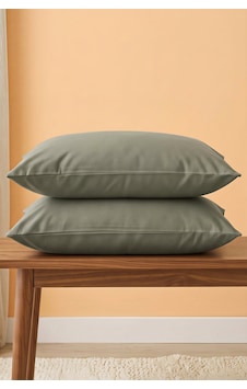 Haki Ranforce %100 Pamuklu 2'li Yastık Kılıfı 50x70 Cm Haki Ranforce %100 Pamuklu 2'li Yastık Kılıfı 50x70 Cm