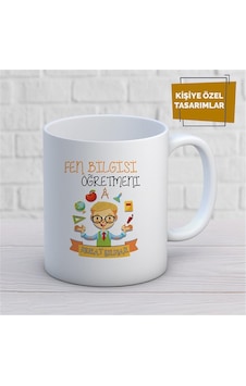 Kişiye Özel İsim Yazılabilir Fen Bilgisi Öğretmeni Kupa Bardak Çok Renkli Kişiye Özel İsim Yazılabilir Fen Bilgisi Öğretmeni Kupa Bardak Çok Renkli