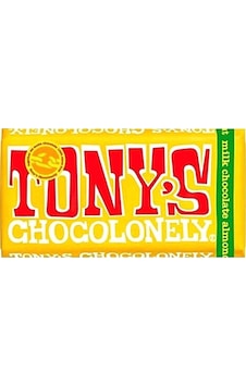 Tony's Chocolonely Vollmilch Honig Mandel Nougat Chocolate 180 G Tony's Chocolonely Vollmilch Honig Mandel Nougat Chocolate 180 G