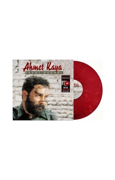 Ahmet Kaya Sevgi Duvarı Kırmızı Mermer Desenli Plak Lp Ahmet Kaya Sevgi Duvarı Kırmızı Mermer Desenli Plak Lp