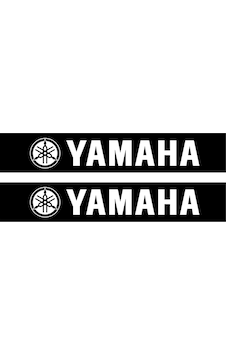 Yamaha Motorcu Boru Sticker Set Beyaz Yamaha Motorcu Boru Sticker Set Beyaz