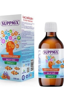 Suppmix Fosfotidilserin Omega 3 Şurup 150 Ml
