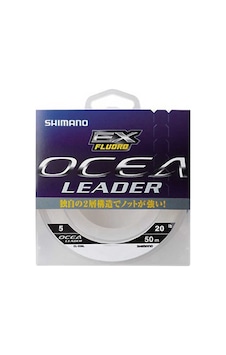 Shimano Line Ocea EX Fluoro Leader 50m 0.377mm 20lb Clear Shimano Line Ocea EX Fluoro Leader 50m 0.377mm 20lb Clear