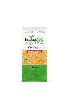 Mhs Happylife Organik Cin Mısır 500 Gr Mhs Happylife Organik Cin Mısır 500 Gr