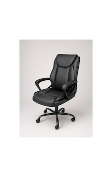 Deri Ofis Sandalyesi Siyah Deri Ofis Sandalyesi Siyah