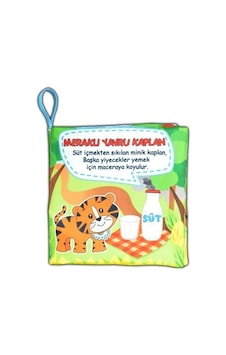 Meraklı Kaplan Kumaş Sessiz Kitap T090 - Bez Kitap , Eğitici Oyuncak , Yumuşak Ve Hışırtılı Meraklı Kaplan Kumaş Sessiz Kitap T090 - Bez Kitap , Eğitici Oyuncak , Yumuşak Ve Hışırtılı