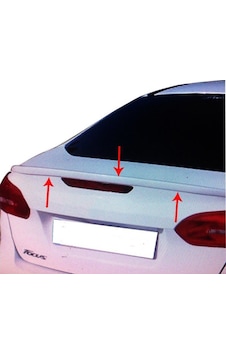 Ford Focus 3 SD Spoiler Bagaj Gt (Facelift) Fiber 2014 ve Sonrası