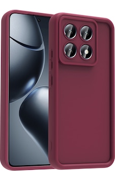 Xiaomi 14t Pro Kılıf Kamera Korumalı Zore Ananas Kapak Mürdüm Xiaomi 14t Pro Kılıf Kamera Korumalı Zore Ananas Kapak Mürdüm