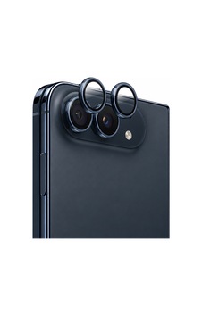 İphone Duo Uyumlu Mohseven Sapphire One By One Alüminyum Safir Kamera Lens Koruyucu Lacivert