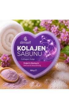 Slimself Kolojen Doğal Süngerli Sabun Slimself Kolojen Doğal Süngerli Sabun