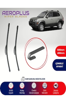 Aeroplus Hyundai Tucson Muz Silecek Takımı 2005-2010 Aeroplus Hyundai Tucson Muz Silecek Takımı 2005-2010
