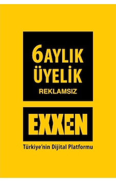 Exxen 6 Aylık Reklamsız Üyelik Paketi - Dijital Abonelik (537839982) Exxen 6 Aylık Reklamsız Üyelik Paketi - Dijital Abonelik (537839982)