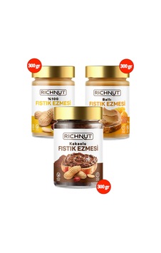 3'lü Paket Fıstık Ezmesi 3 Adet X 300 Gr 3'lü Paket Fıstık Ezmesi 3 Adet X 300 Gr