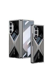 Samsung Uyumlu Galaxy Z Fold 6 Kılıf Ultra İnce Kamera Korumalı Pc + Deri Arka Yüzey Zore X-pro Kapak Titanyum-Gri Samsung Uyumlu Galaxy Z Fold 6 Kılıf Ultra İnce Kamera Korumalı Pc + Deri Arka Yüzey Zore X-pro Kapak Titanyum-Gri