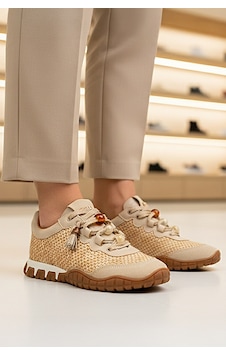 Tw Tonny White Tokyo - 193-1 Kadın Hasır Sneaker Süet Detaylı Boncuklu Calla Bej Tw Tonny White Tokyo - 193-1 Kadın Hasır Sneaker Süet Detaylı Boncuklu Calla Bej