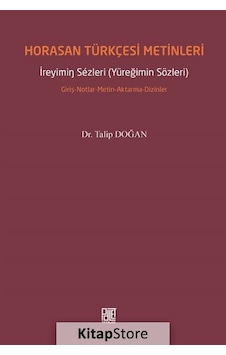 Horasan Türkçesi Metinleri  - Talip Doğan  - Palet Yayınları