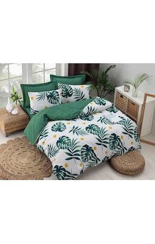 Eponj Home Kolay Ütülenir Nevresim Takımı Çift Kişilik Monstera Yeşil Eponj Home Kolay Ütülenir Nevresim Takımı Çift Kişilik Monstera Yeşil