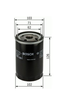 Bosch 0986Tf0087 Yag Filtresi Starex H100 / L200 L300 Pajero 2.5D 517553036 Bosch 0986Tf0087 Yag Filtresi Starex H100 / L200 L300 Pajero 2.5D 517553036
