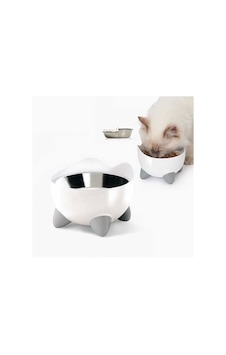 Catit Pixi Hazneli Çelik Kedi Ve Köpek Mama Kabı 160-51026.01