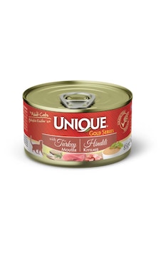 Unique Gold Mousse Kıyılmış Hindi Etli Konservesi 6 x 85 G Unique Gold Mousse Kıyılmış Hindi Etli Konservesi 6 x 85 G