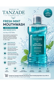Produkt By Tanzade Nane Ferahlıklı Ağız Bakım Suyu 250 Ml Produkt By Tanzade Nane Ferahlıklı Ağız Bakım Suyu 250 Ml