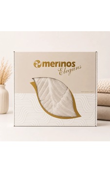 Merinos Elegans Tek Kişilik Battaniye Ekru Merinos Elegans Tek Kişilik Battaniye Ekru