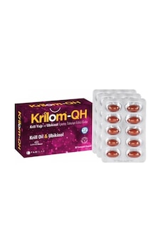 Krilom-Qh Krill Oil Ubikinol 30 Yumuşak Kapsül Krilom-Qh Krill Oil Ubikinol 30 Yumuşak Kapsül