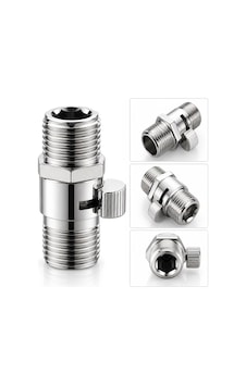 Sunup Sn-38122 Metal Çift Dış Dişli Ayarlanabilir Akış Kontrol Vanası Çok Renkli Sunup Sn-38122 Metal Çift Dış Dişli Ayarlanabilir Akış Kontrol Vanası Çok Renkli