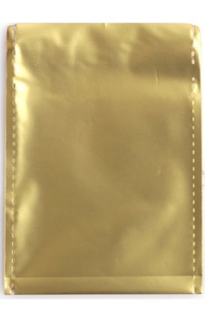 Ağzı Bantlı Metalize Hediye Paketi Altın 7x9cm 50'li Ağzı Bantlı Metalize Hediye Paketi Altın 7x9cm 50'li