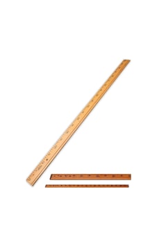 Cetvel Tahta 100 Cm Kahverengi
