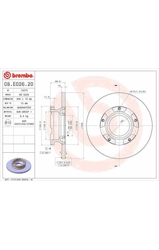 Brembo 08e02620 Arka Fren Dısk Aynası Transıt Custom V362 12 Abs Lı O.ceker Cap 308 16 Bk212a097ea-2012584-2040064 - Brembo 08e02620 Arka Fren Dısk Aynası Transıt Custom V362 12 Abs Lı O.ceker Cap 308 16 Bk212a097ea-2012584-2040064 -