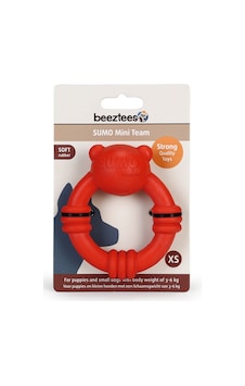 Beeztees Sumo Mını Dental Oyuncak Kırmızı 9,5x10, Beeztees Sumo Mını Dental Oyuncak Kırmızı 9,5x10,