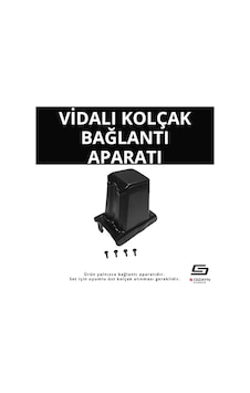 S-dizayn Fiat Doblo Abs Vidalı Kol Dayama Kolçak Alt Adaptör 2015 Üzeri A+kalite