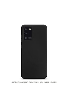 Samsung Galaxy A31 Uyumlu Kamera Korumalı Darbeye Dayanıklı Renk Atmayan Fab Silikon Kılıf Siyah Samsung Galaxy A31 Uyumlu Kamera Korumalı Darbeye Dayanıklı Renk Atmayan Fab Silikon Kılıf Siyah