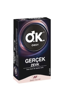 Okey Prezervatif Gerçek Zevk 12 Li Okey Prezervatif Gerçek Zevk 12 Li