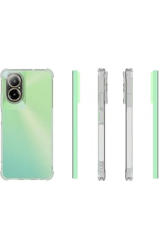 Realme 12 Lite Kılıf Zore Nitro Anti Shock Silikon Seffaf Realme 12 Lite Kılıf Zore Nitro Anti Shock Silikon Seffaf