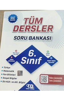 6. Sınıf Tüm Dersler Soru Bankası Tek Kitap 6. Sınıf Tüm Dersler Soru Bankası Tek Kitap